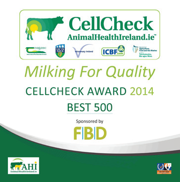 CellCheck Milking for Quality 2014 Plaque