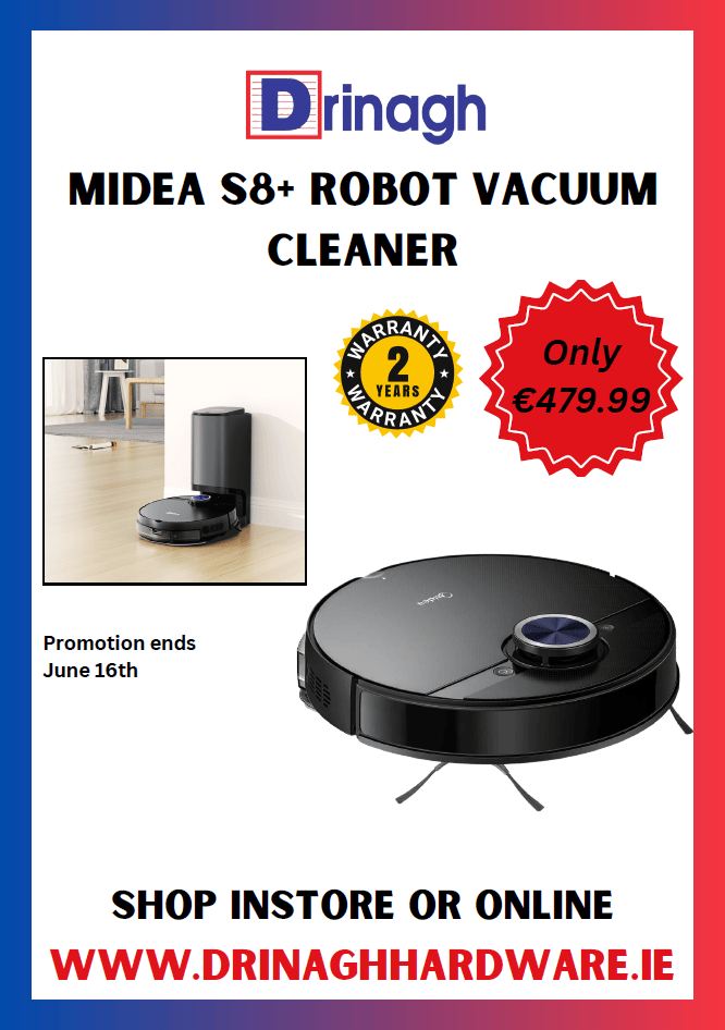Midea S8 + Robot Vacuum Cleaner  Summer Promotion